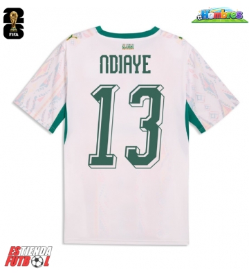 Senegal Iliman Ndiaye #13 Primera Equipación Mundial 2026 Manga Corta